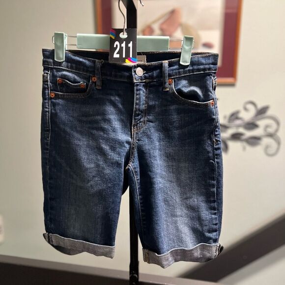GAP Indigo Bermuda Shorts Size25 #DO211 - Picture 1 of 8